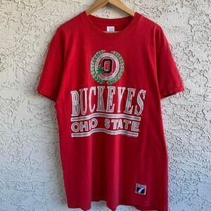 Vintage Logo 7 Ohio State Buckeyes College Shirt Size XL